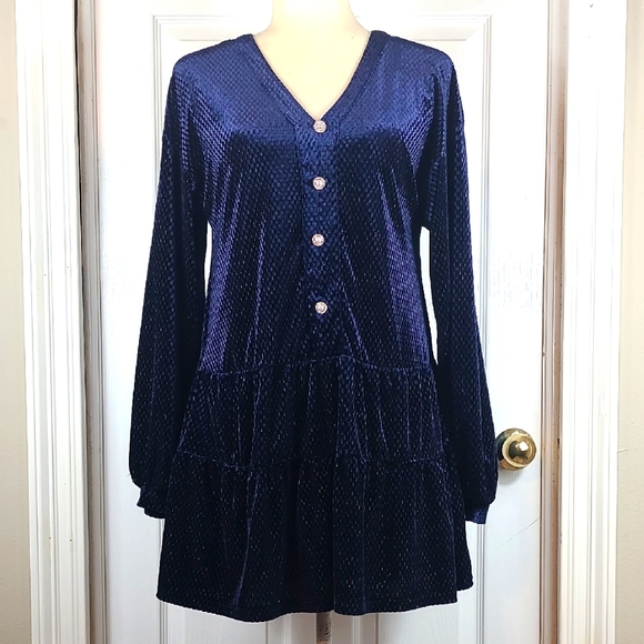 new in Dresses & Skirts - New In Plush Textured Dress